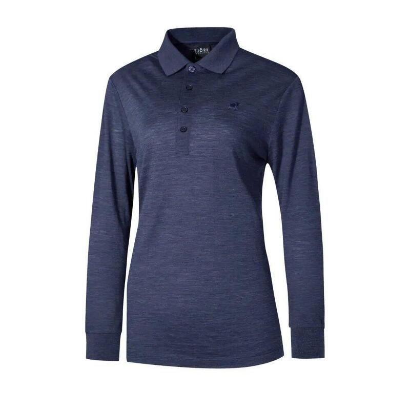 Polo-Shirt Merino Rigi LS