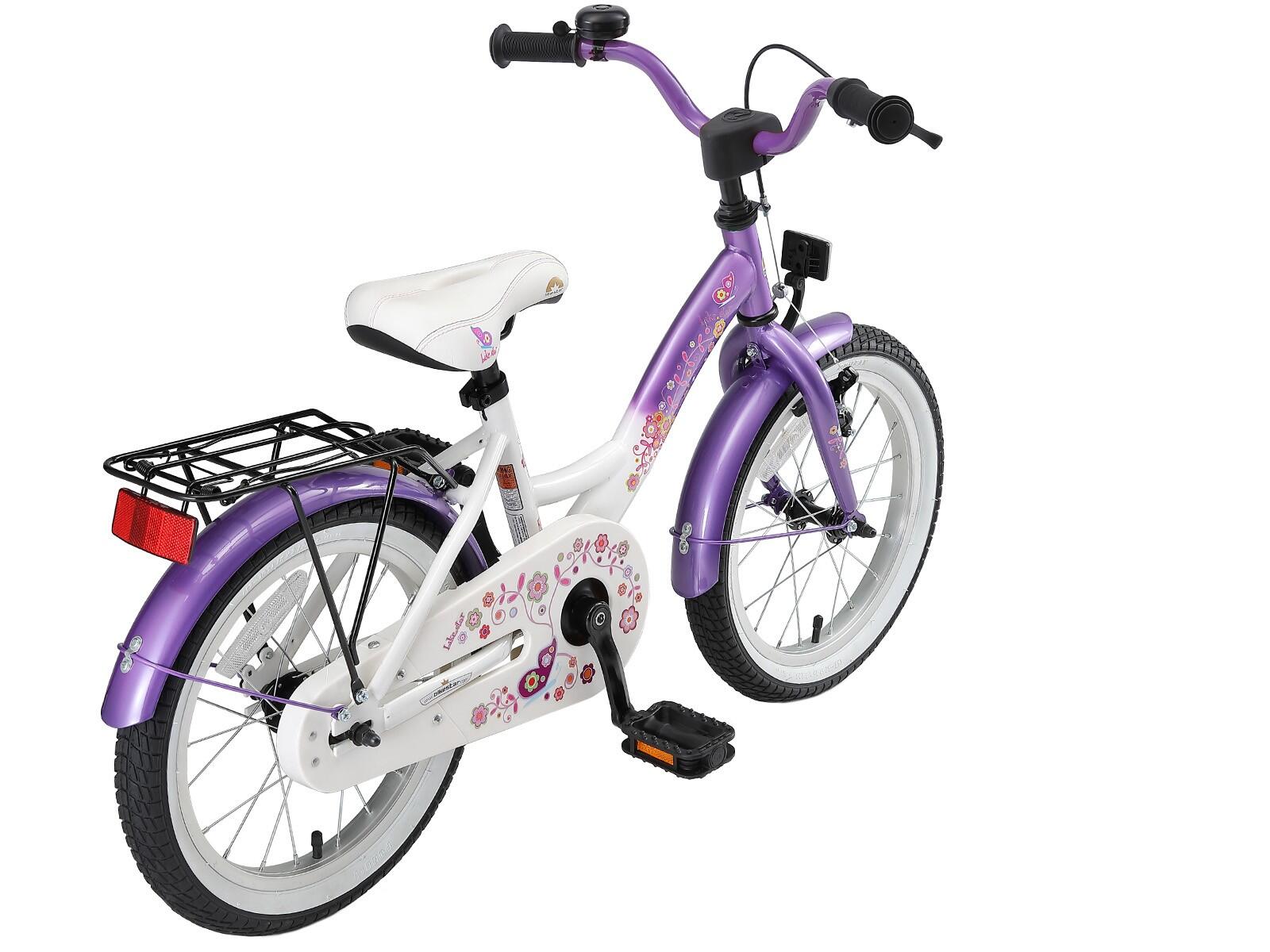 Bikestar kinderfiets Classic 16 inch lila/wit 2/5