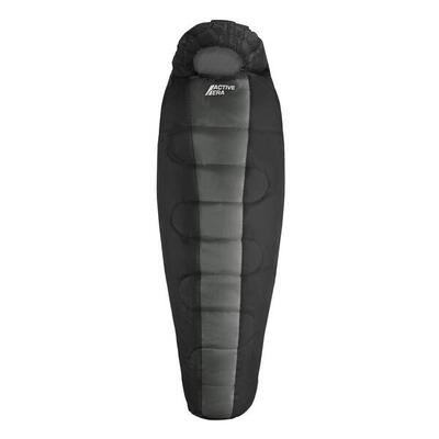 Schlafsack Mumie 3-4 Season 0°C (300 GSM) - Schwarz