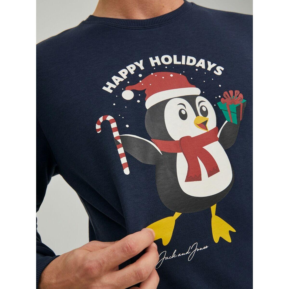 Herensweater zonder Capuchon Jack & Jones 23144 Marineblauw 2/3