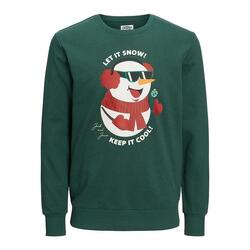Sweat sans capuche homme Jack & Jones 23149 Vert