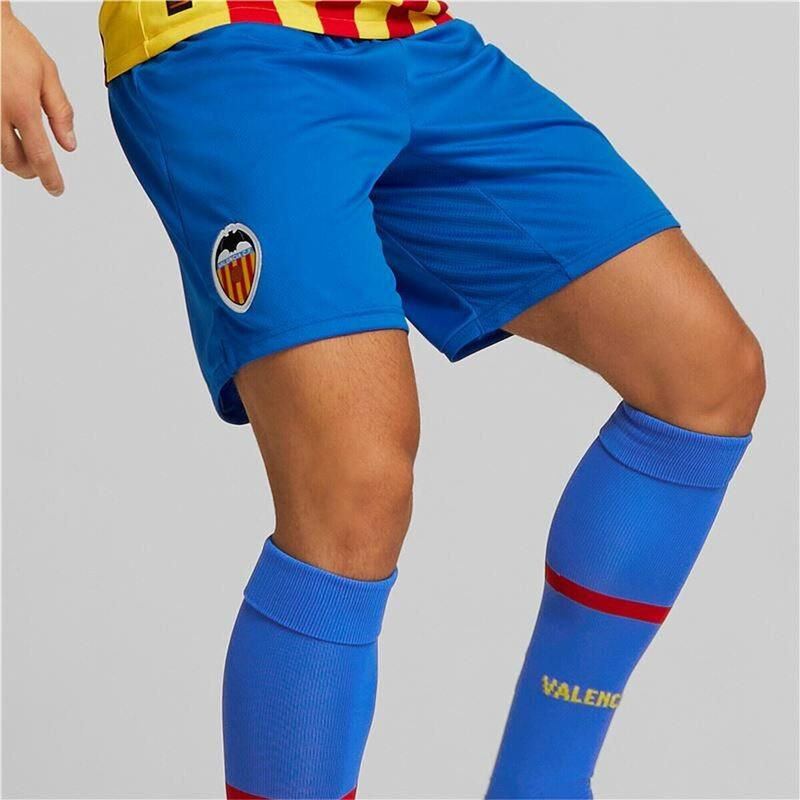 Pantaloni Corti Sportivi da Uomo Puma Valencia CF Third Kit 22/23 Azzurro