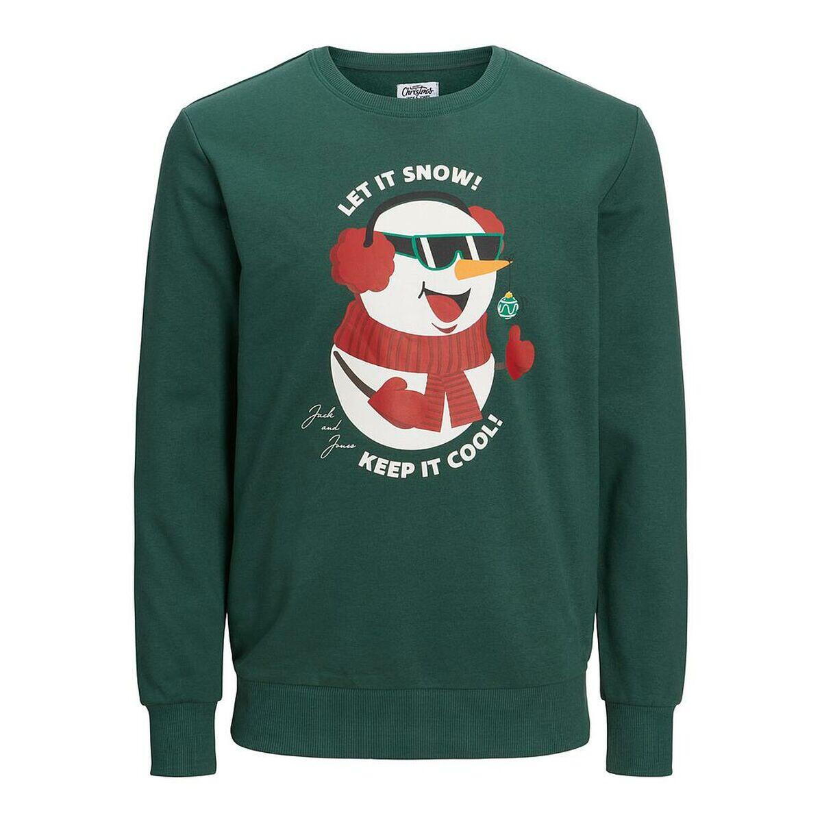 Herensweater zonder Capuchon Jack & Jones 23149  Groen 1/3