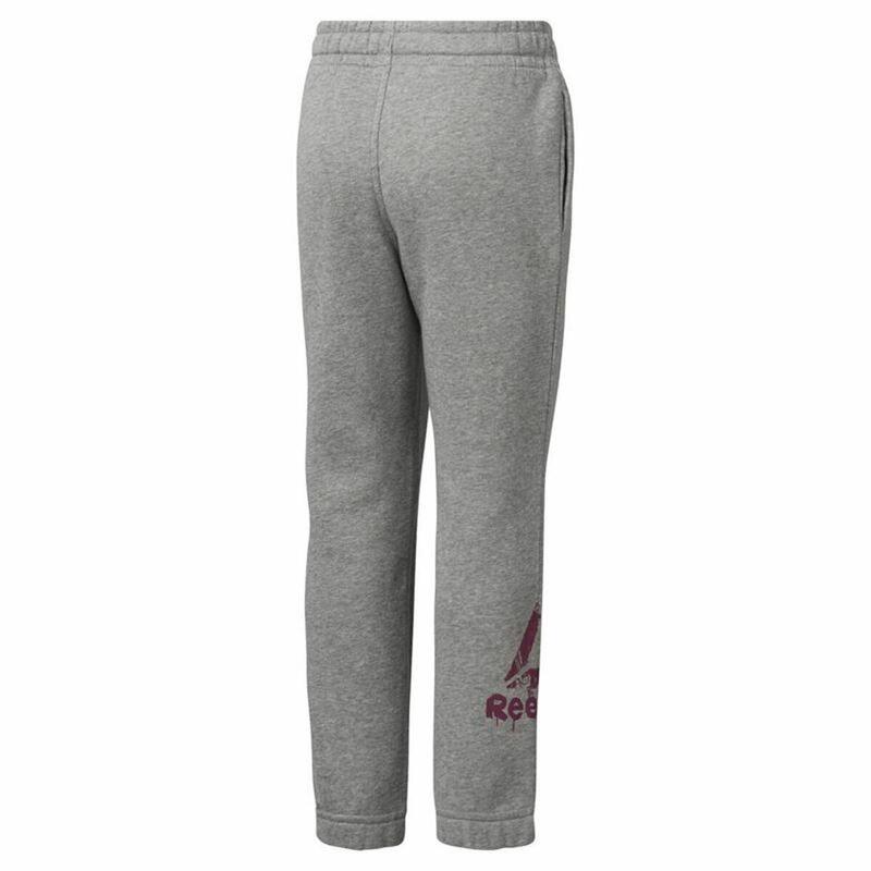 Pantalón Deportivo Infantil Reebok Elem Fleece Gris oscuro