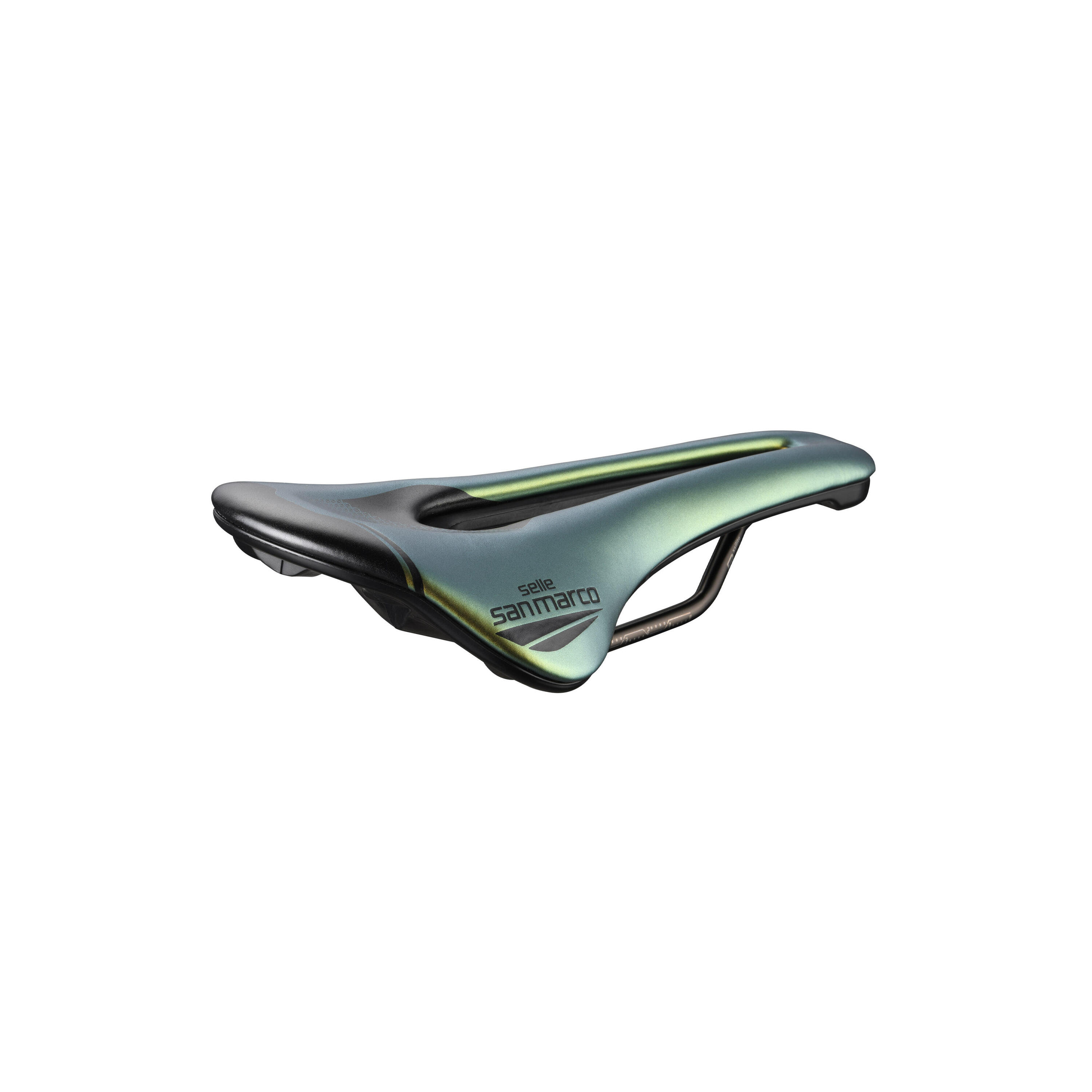 SELLE SAN MARCO San Marco SHORTFIT 2.0 Open-Fit Racing Wide Iridescent Gold