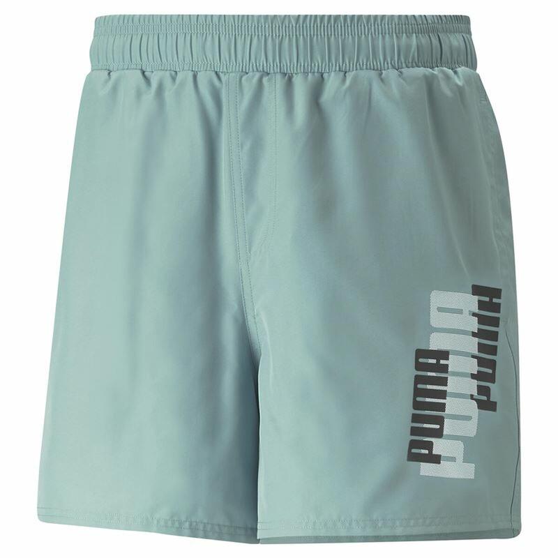 Pantalones Cortos Deportivos para Hombre Puma Ess+ Logo Power Aguamarina