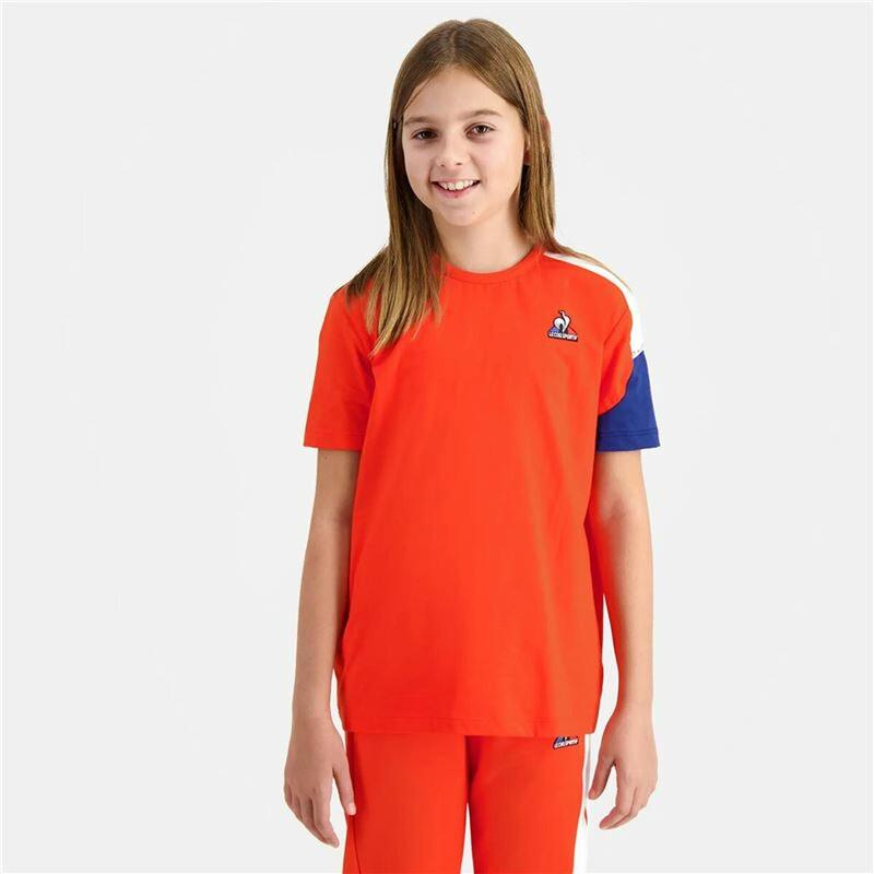 Camiseta de Manga Corta Infantil Le coq sportif Saison Nª 1 Naranja