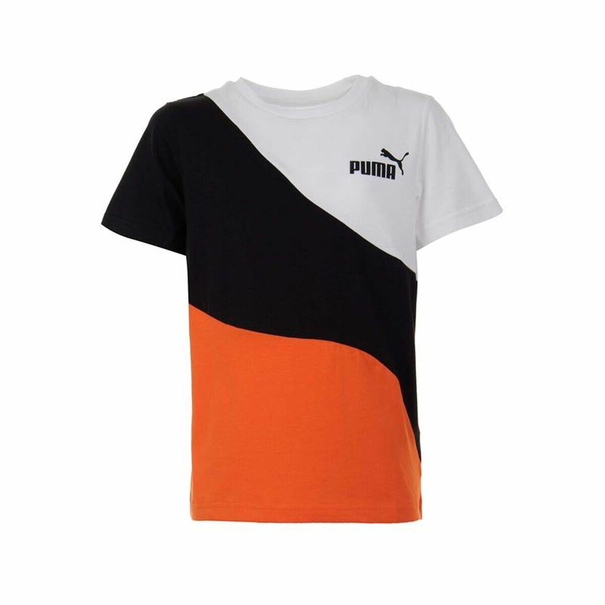 T-shirt à manches courtes enfant Puma Power Cat  Noir 1/3