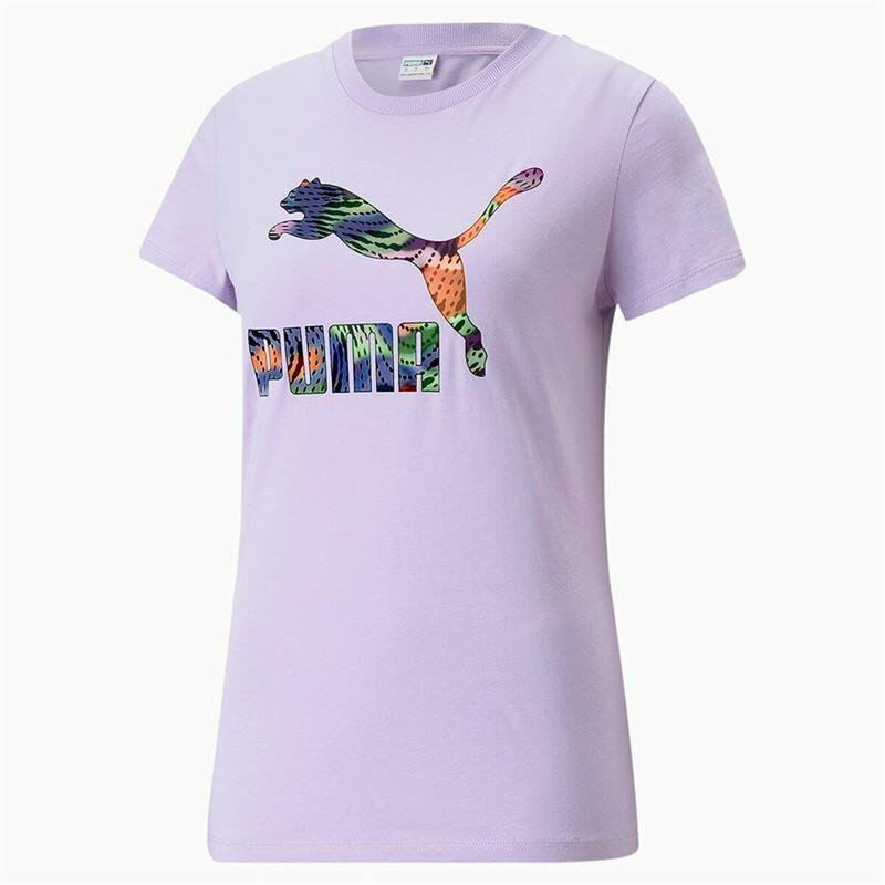 Camiseta de Manga Corta Mujer Puma  Classics Lavanda