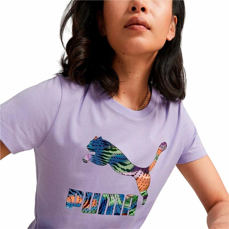 Camiseta de Manga Corta Mujer Puma  Classics Lavanda