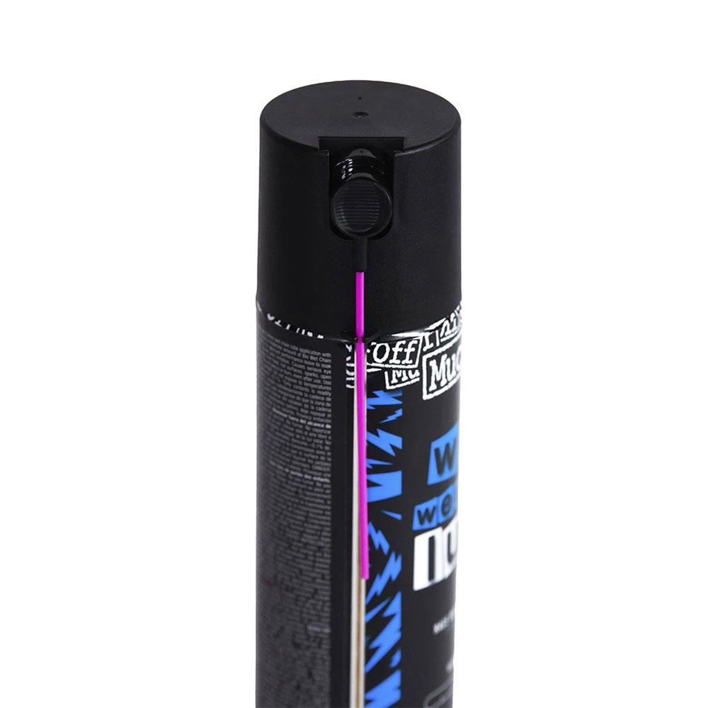 Muc-Off Aerosol Lubrificante para Cadeia Meteorológica Úmida 400ml 3/4
