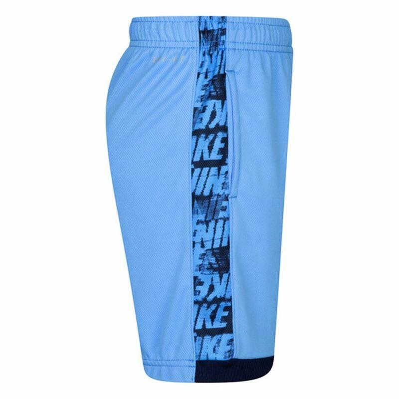 Pantalones Cortos Deportivos para Niños Nike Dry Fit Trophy Azul