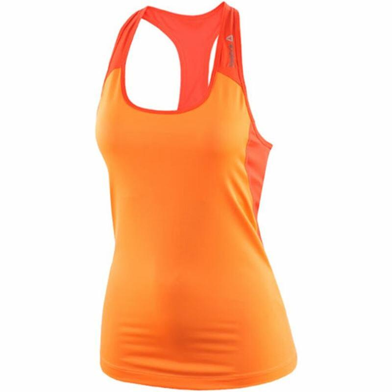 Camiseta para Mujer sin Mangas Reebok WOR Racerback LBTOP Naranja