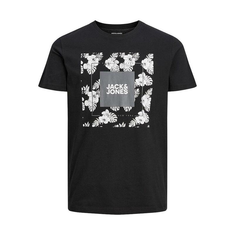 Camiseta de Manga Corta Hombre Jack & Jones 12224165  Negro