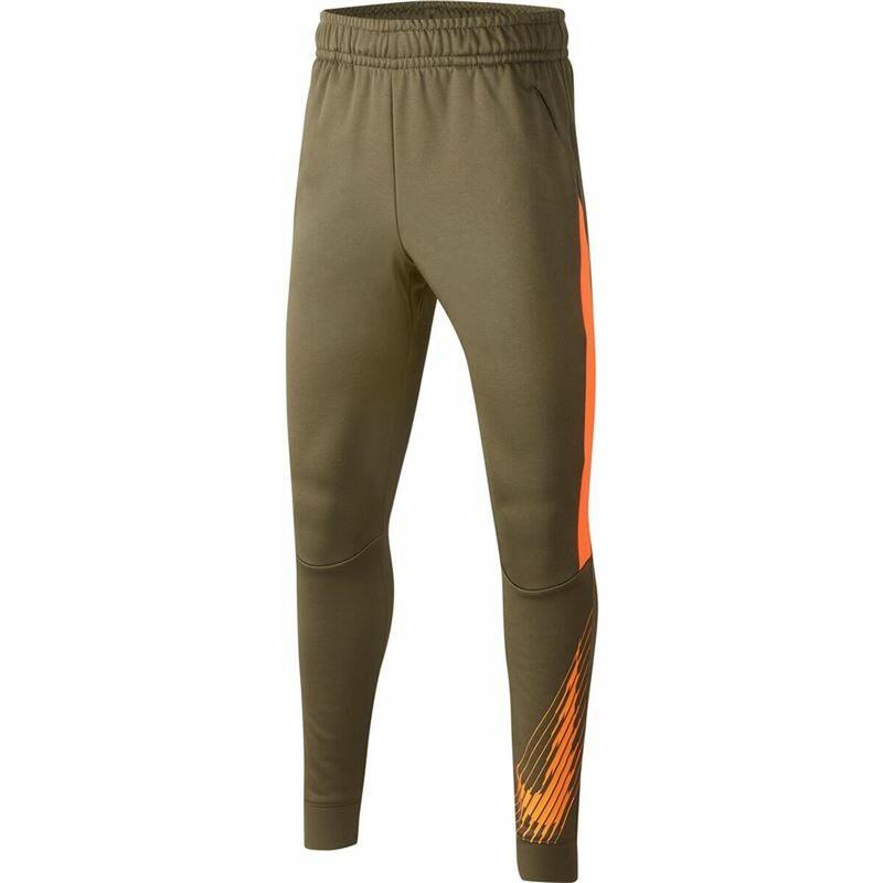 Pantalón de Chándal para Niños Nike Dri-FIT Therma Oliva