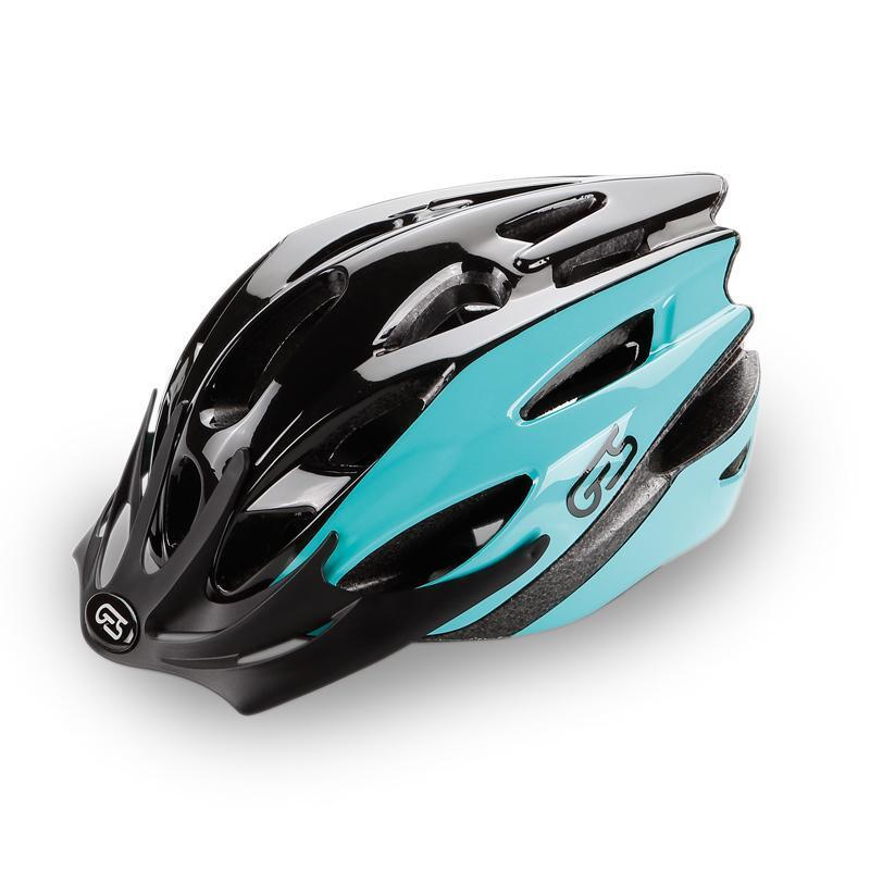 Casque de vélo route junior APACHE taille 47-53 vert et noir