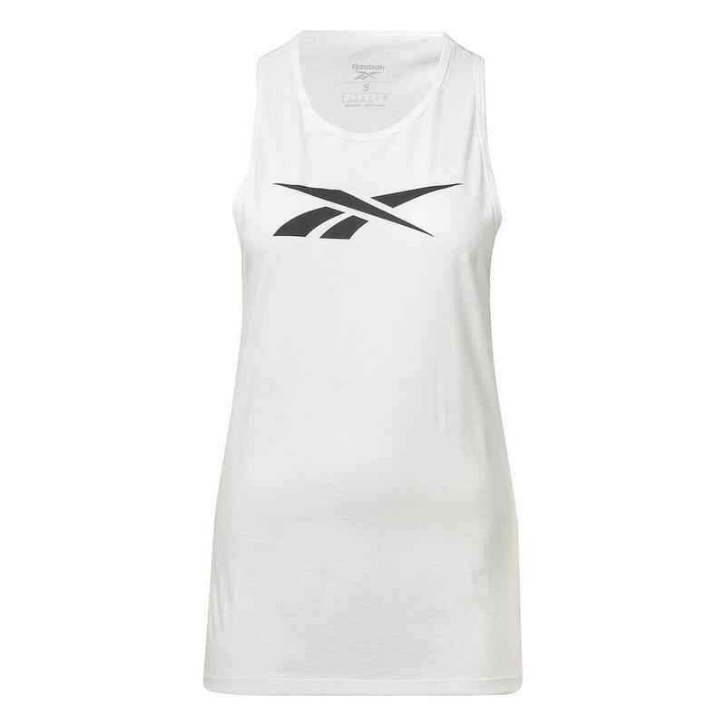 Camiseta de Tirantes Mujer Reebok TE GRAPHIC TANK HT6181 Blanco