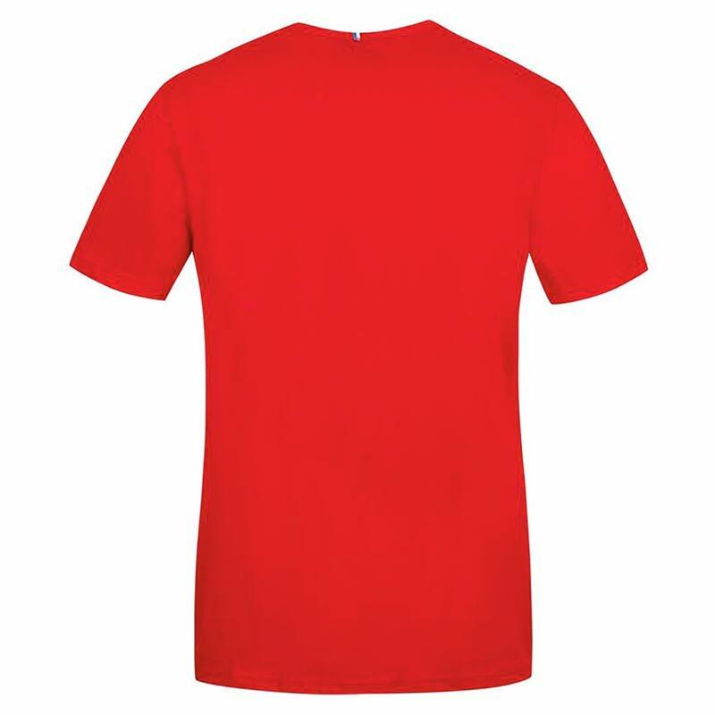 Camiseta de Manga Corta Hombre Le coq sportif Bat Nº2 Rojo