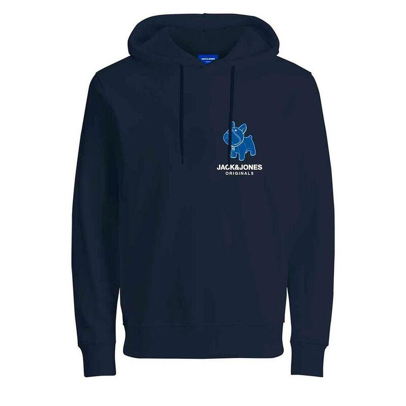 Sudadera con Capucha Hombre Jack & Jones 2310015  Azul marino