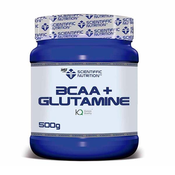 SCIENTIFFIC NUTRITION Scientiffic Nutrition - BCAA+Glutamina 500 gr - Favorece a recuperação