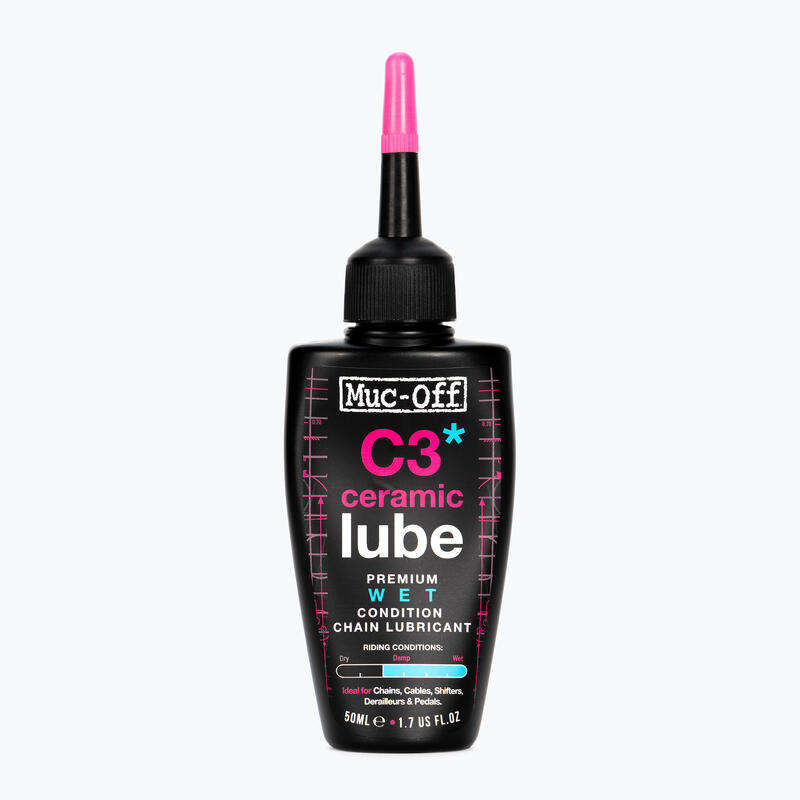 Muc-Off C3 Ceramic Wet Láncolaj 50ml - Nedves időjárásra