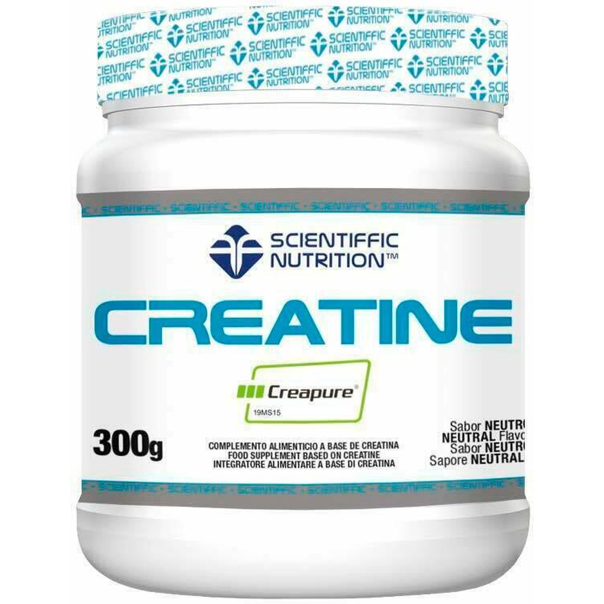 Scientiffic Nutrition - Creatine 100 % Creapure 300 g - Creatina monohidratada
