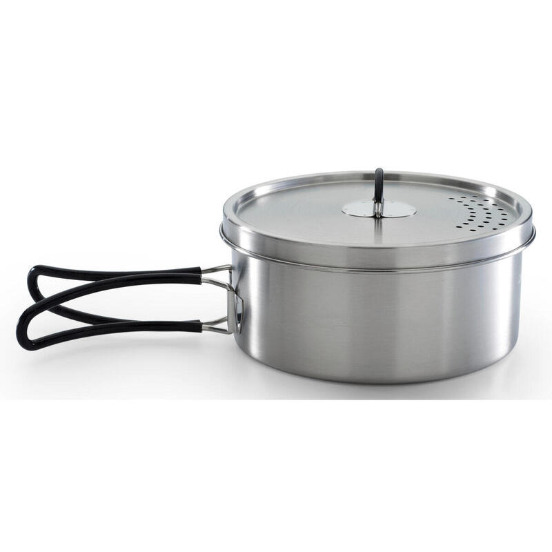 Kit Poêle et Casserole en acier inoxydable "Trekking Kit" CampinGaz