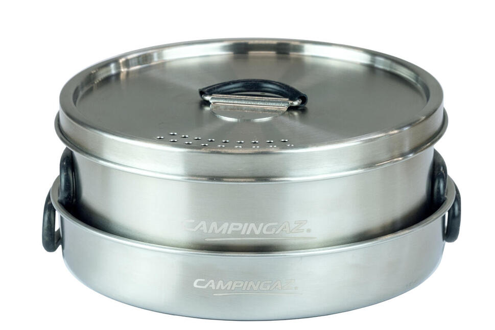 Zestaw Naczyń stalowych Campingaze STAINLESS STEEL TREKKING KIT