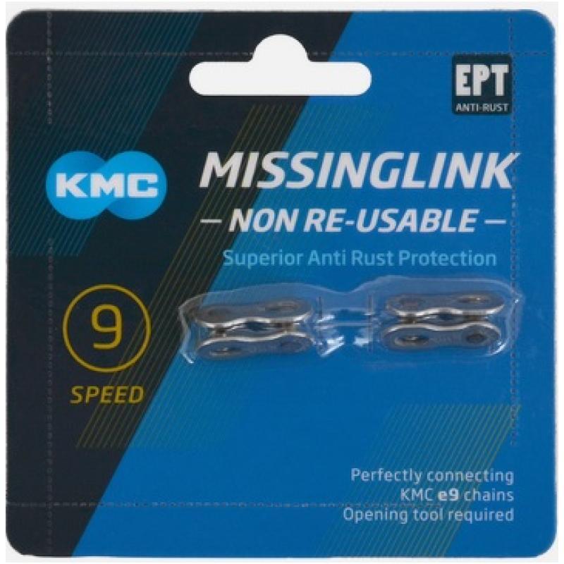 KMC Sluitschakel MissingLink 9NR EPT zilver 6.6mm 9v (2)