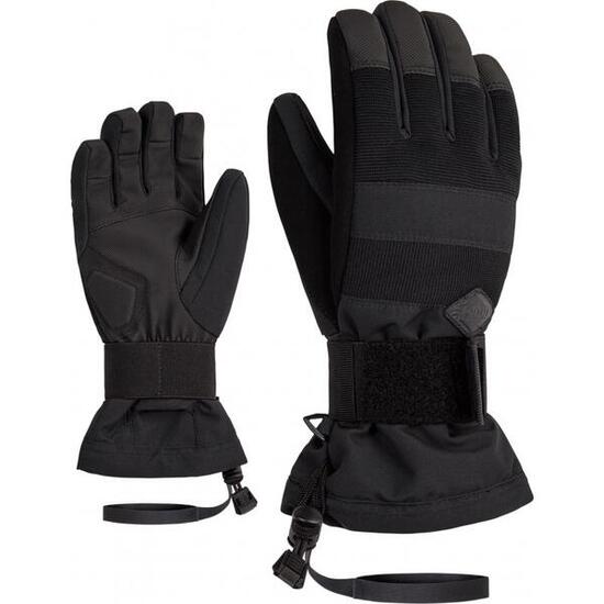 Gants et Moufles ZIENER Manu As JR-Noir-14 ans - 164 cm
