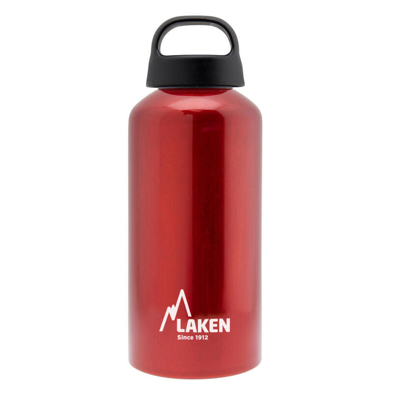 CANTIMPLORA BOTELLA ALUMINIO CAMPING LAKEN CLASSIC 600 ML ROJO