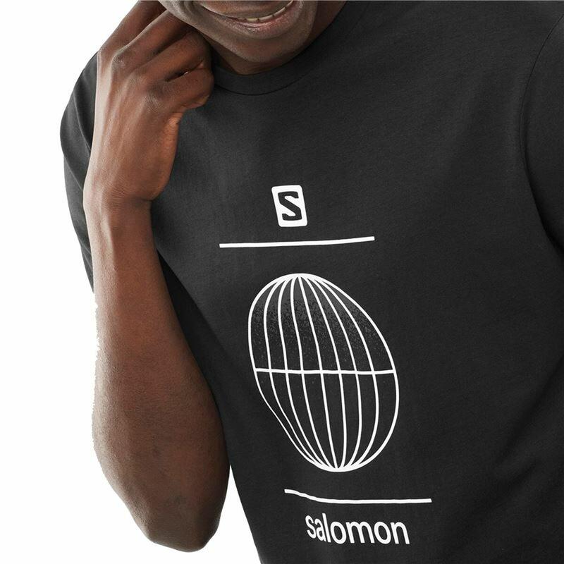 Camiseta de Manga Corta Hombre Salomon Outlife Negro