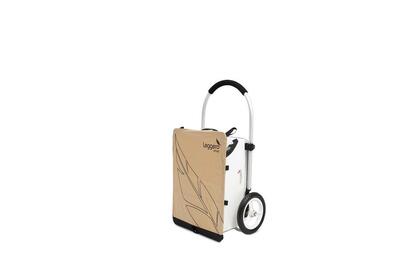 Leggero Fahrradanhänger Trolley Max - Einkaufswagen beige/marine