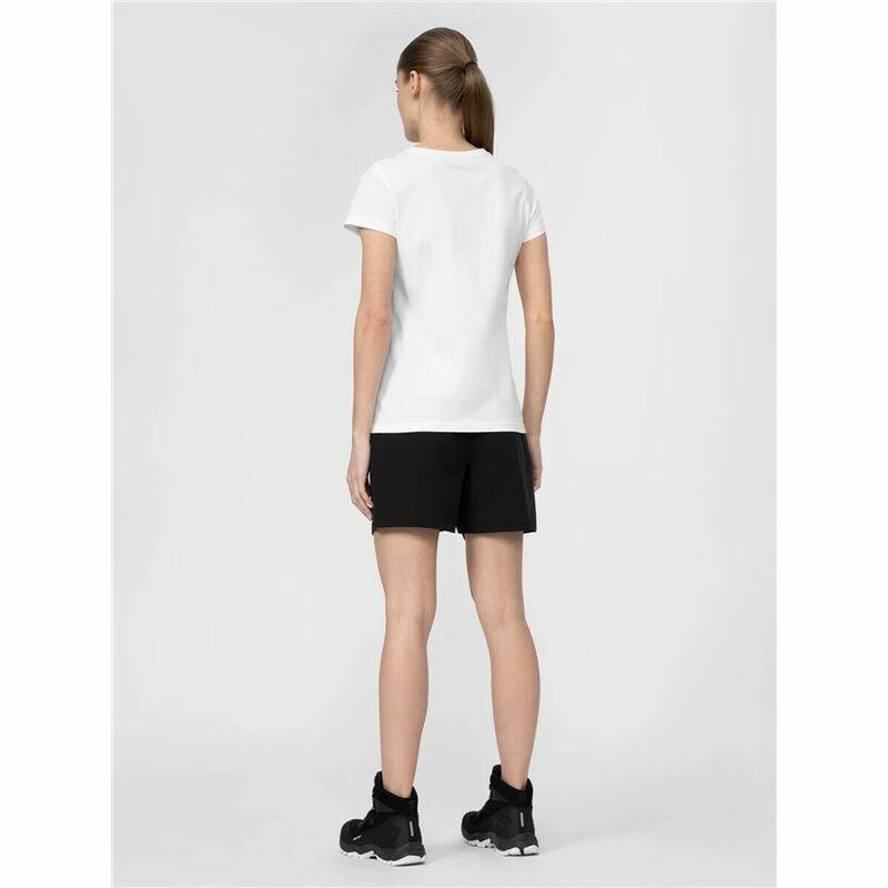 Camiseta de Manga Corta Mujer 4F TSD060 Blanco