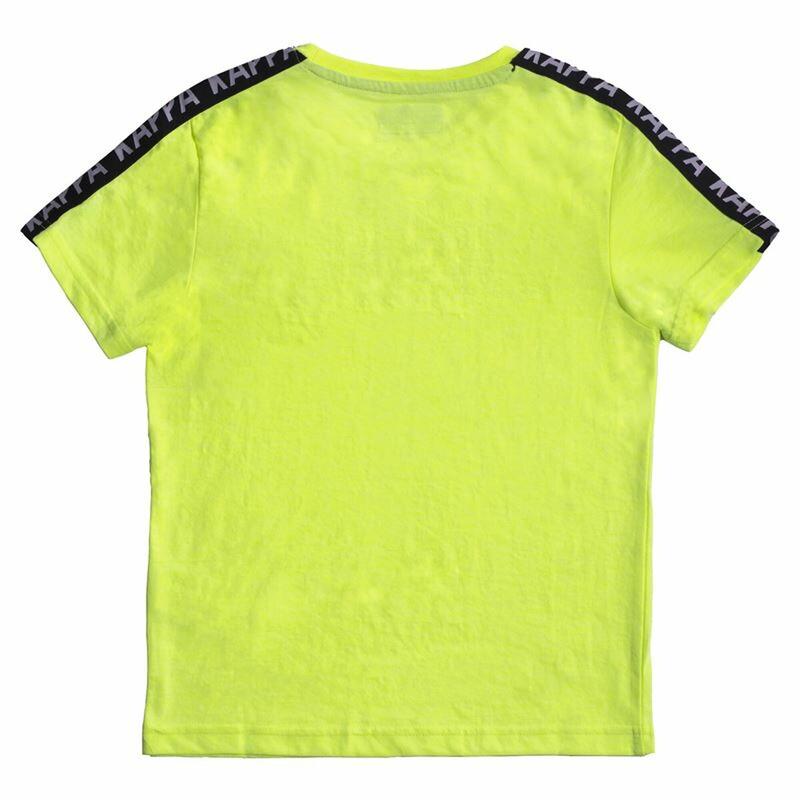 Camiseta de Manga Corta Infantil Kappa Skappa K Verde limón