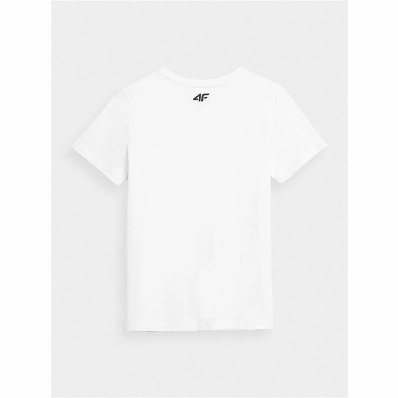 Camiseta de Manga Corta Niño 4F Blanco