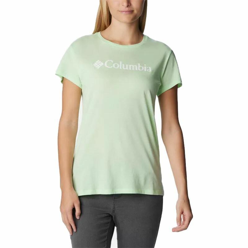 Camiseta Deportiva de Manga Corta Columbia  Trek™ Verde Claro