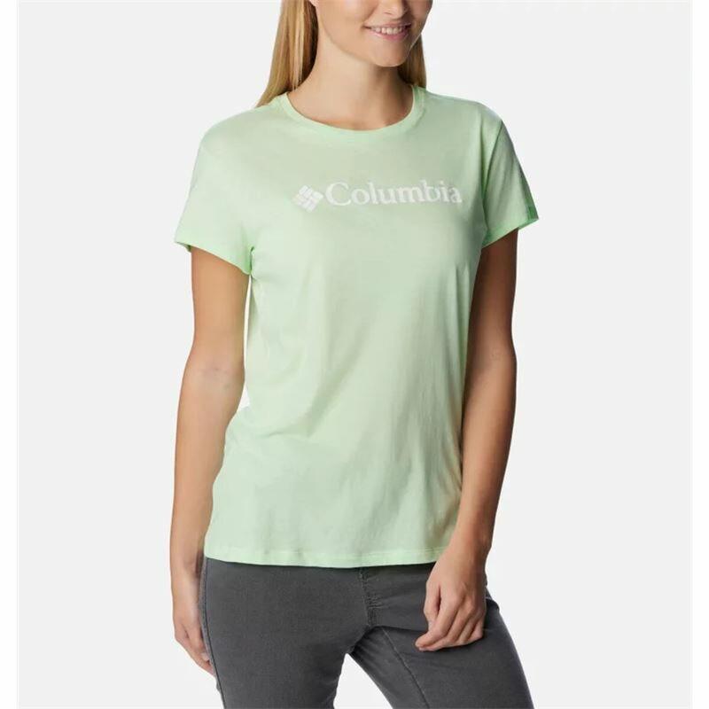 Camiseta Deportiva de Manga Corta Columbia  Trek™ Verde Claro