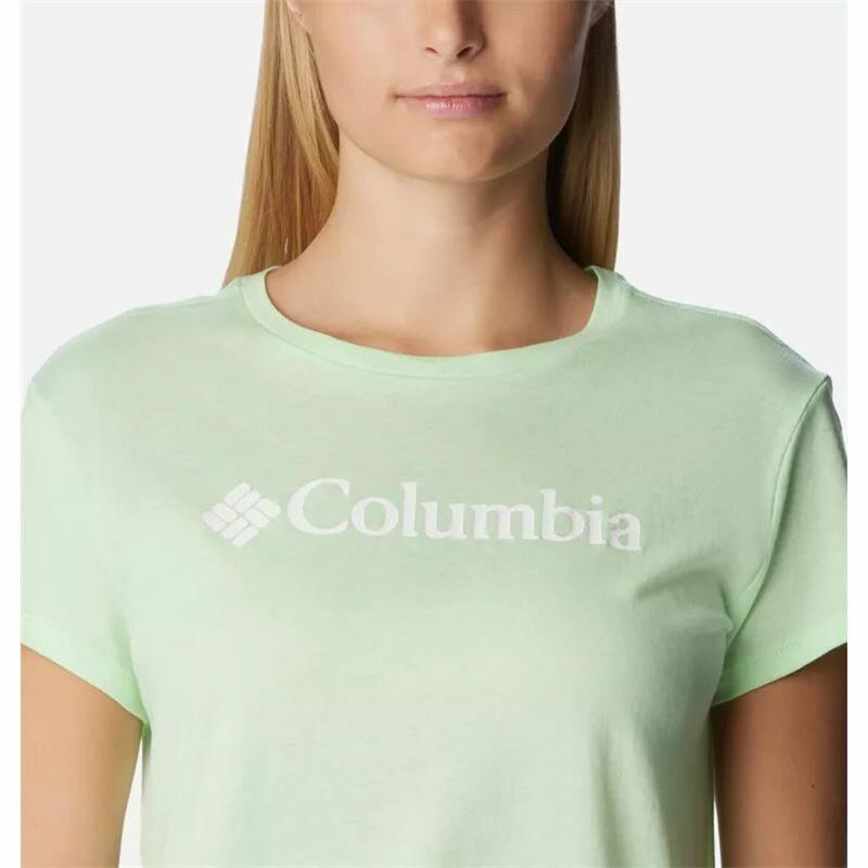 Camiseta Deportiva de Manga Corta Columbia  Trek™ Verde Claro