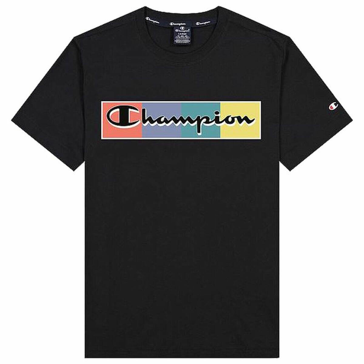 Maglia a Maniche Corte Champion Crewneck Nero CHAMPION Decathlon