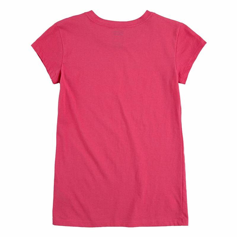 Camiseta de Manga Corta Infantil Levi's Batwing Rosa