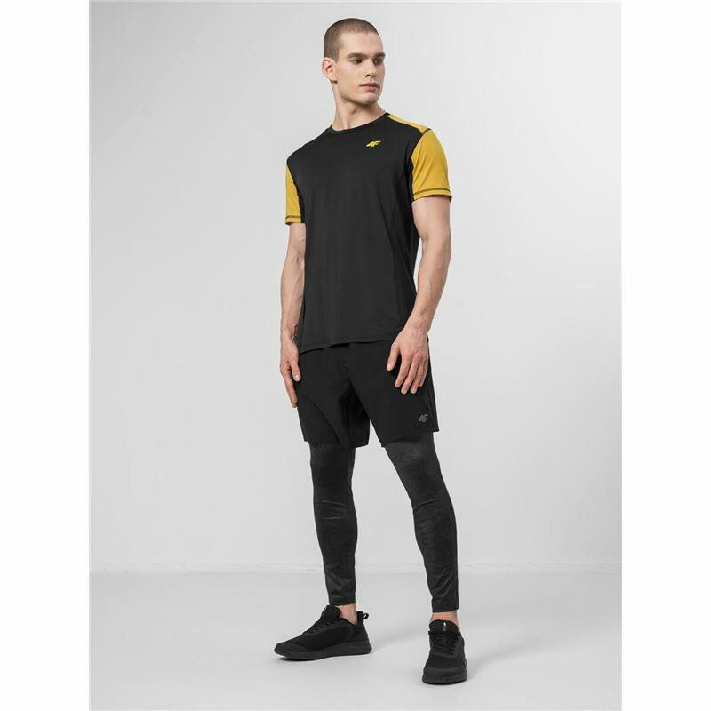 Maglia a Maniche Corte Uomo 4F Nero