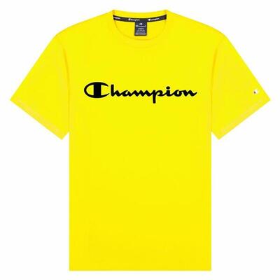 Camiseta de Manga Corta Champion Crewneck M Amarillo