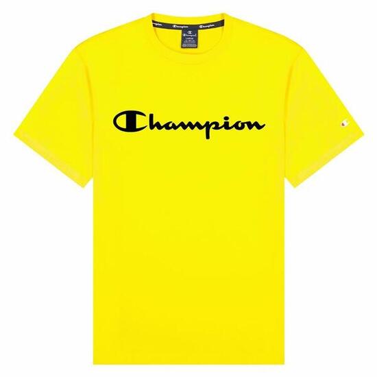 Camiseta de Manga Corta Champion Crewneck M Amarillo