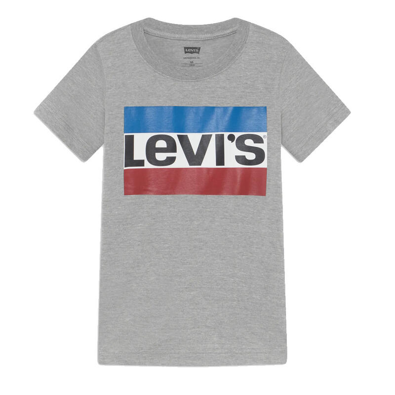 T-Shirt met Korte Mouwen Levi's Sportswear Logo B Donker grijs