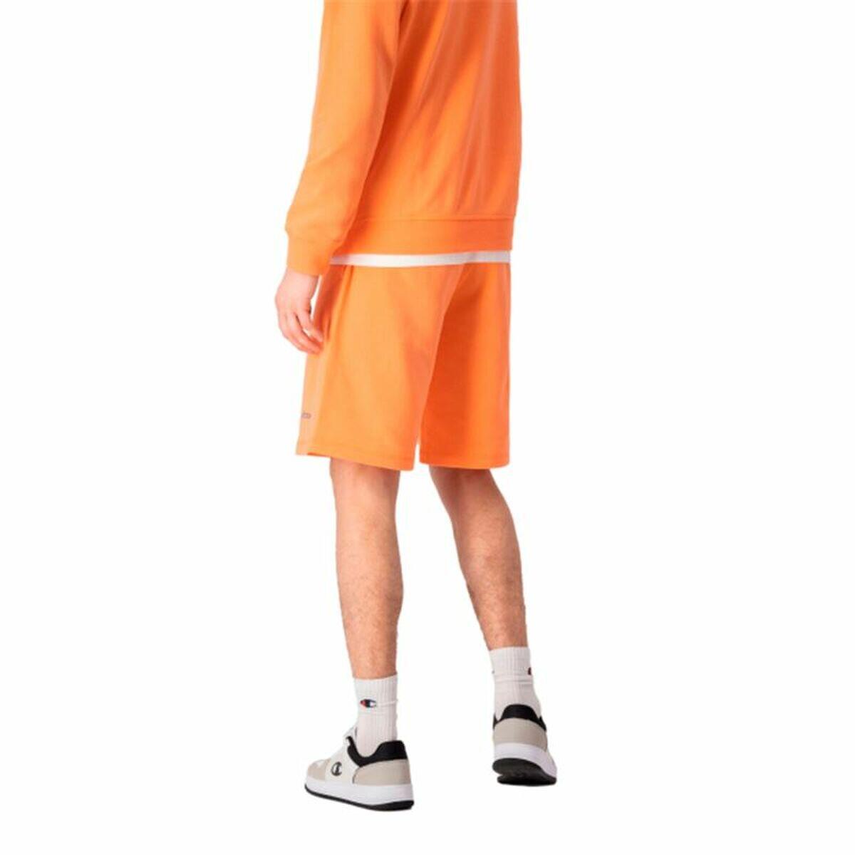 Pantalones Cortos Deportivos para Hombre Champion Script Logo OR Naranja 3/5