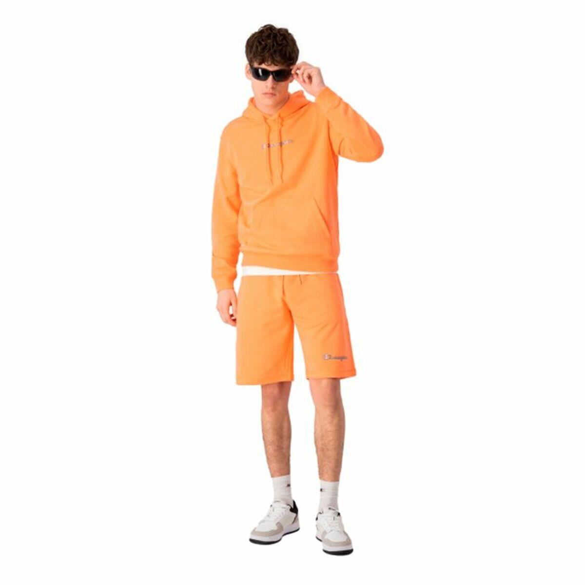Pantalones Cortos Deportivos para Hombre Champion Script Logo OR Naranja 4/5