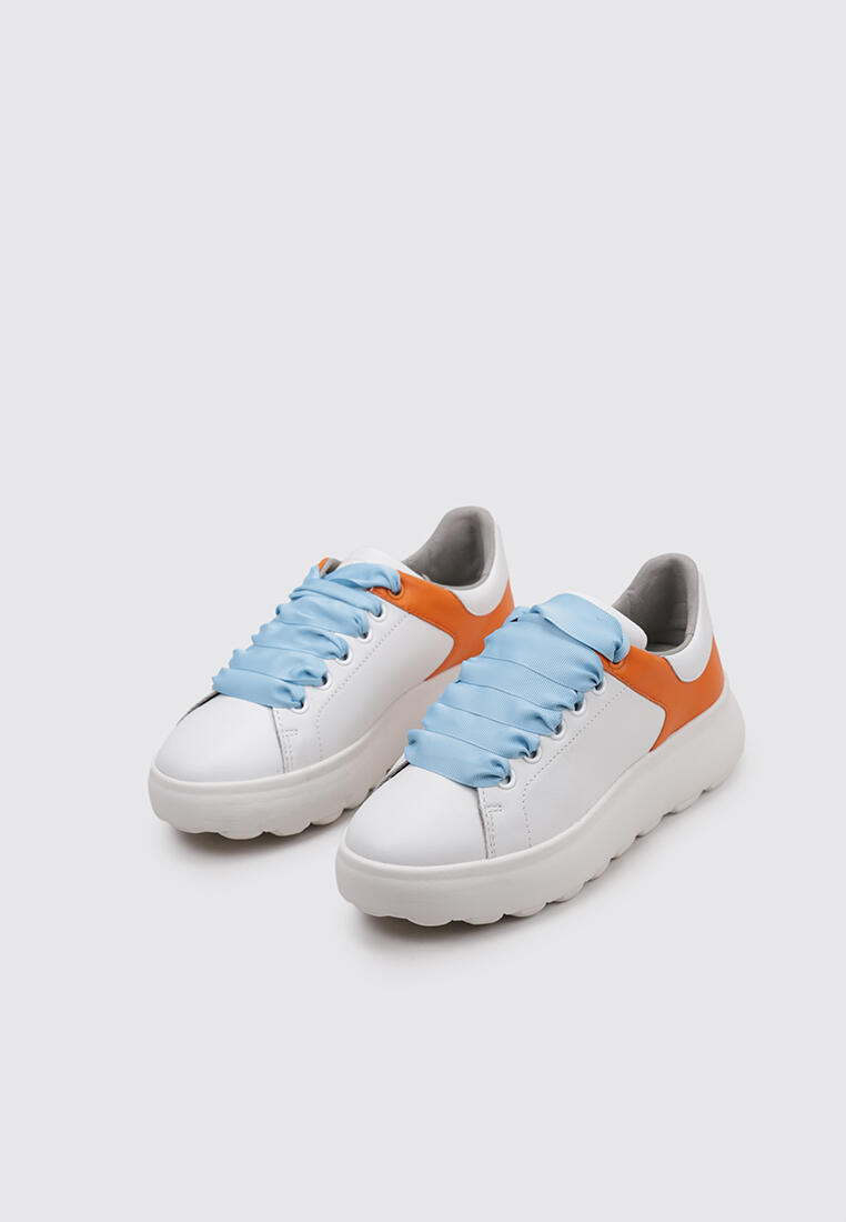 Chaussure de randonnée Baskets Femme Geox D SPHERICA EC4.1  Blan 2/5