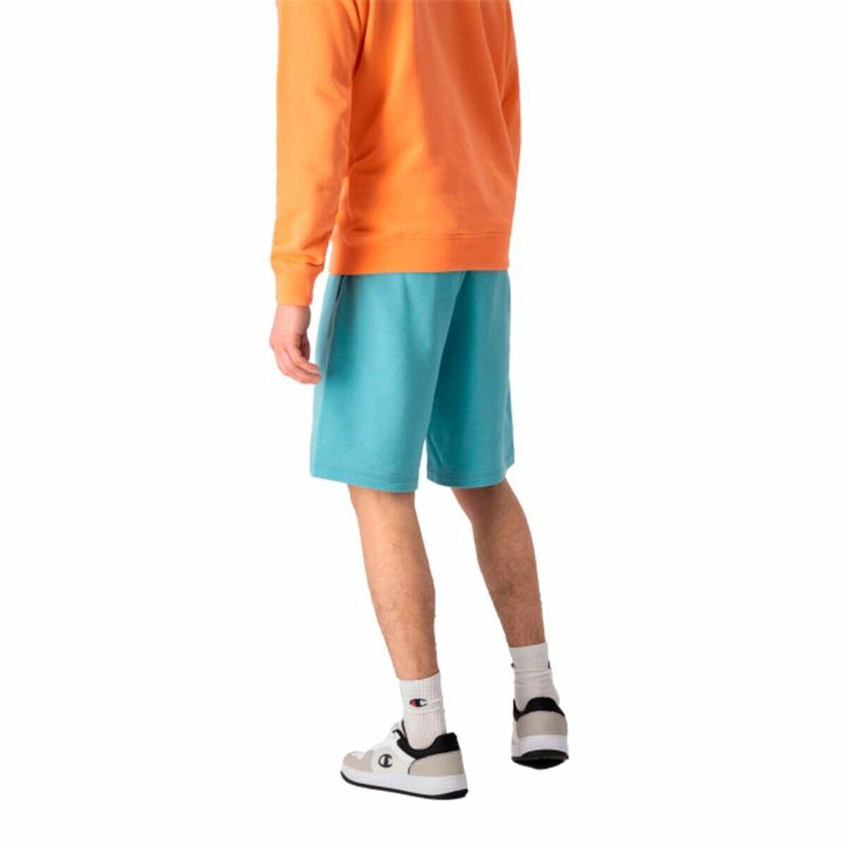 Short de Sport pour Homme Champion Script Logo BL Aigue marine 3/5