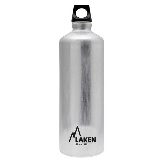 Bouteille d'eau en aluminium Futura avec bouchon à vis - 1 Litre LAKEN